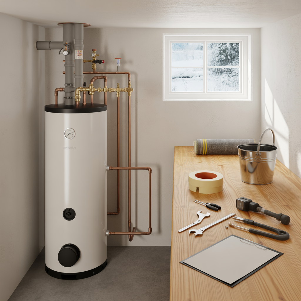 underhall av varmvattenberedare checklista fore vintern